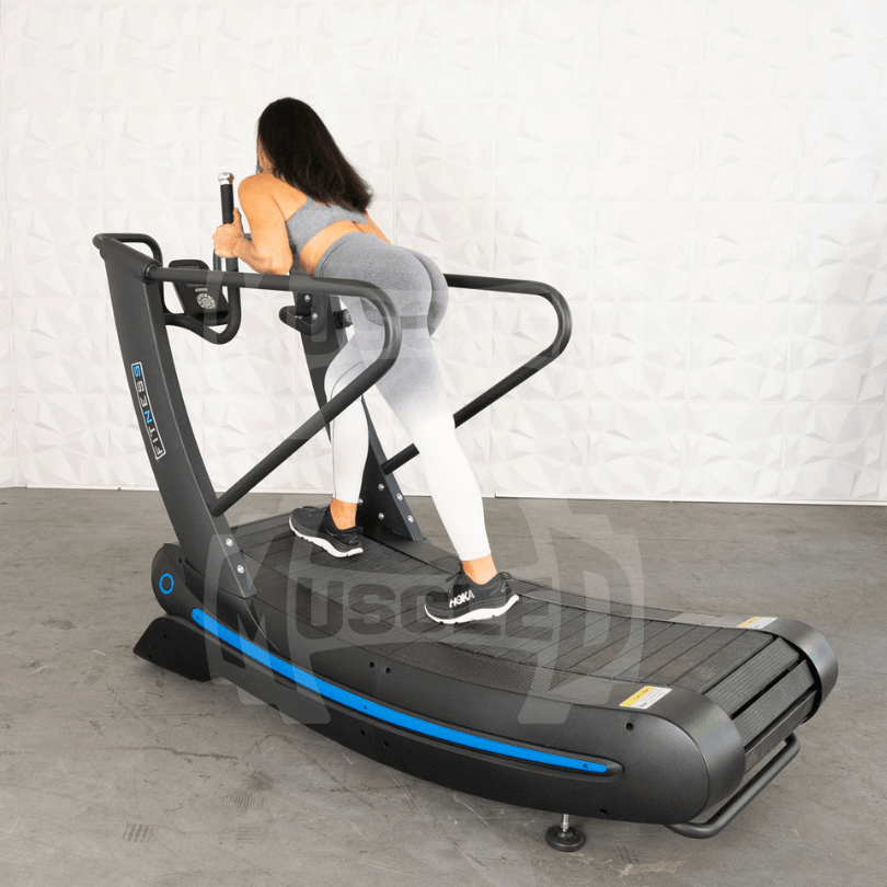 Muscle D Fitness Commercial Self Powered Curve Treadmill - Standalone