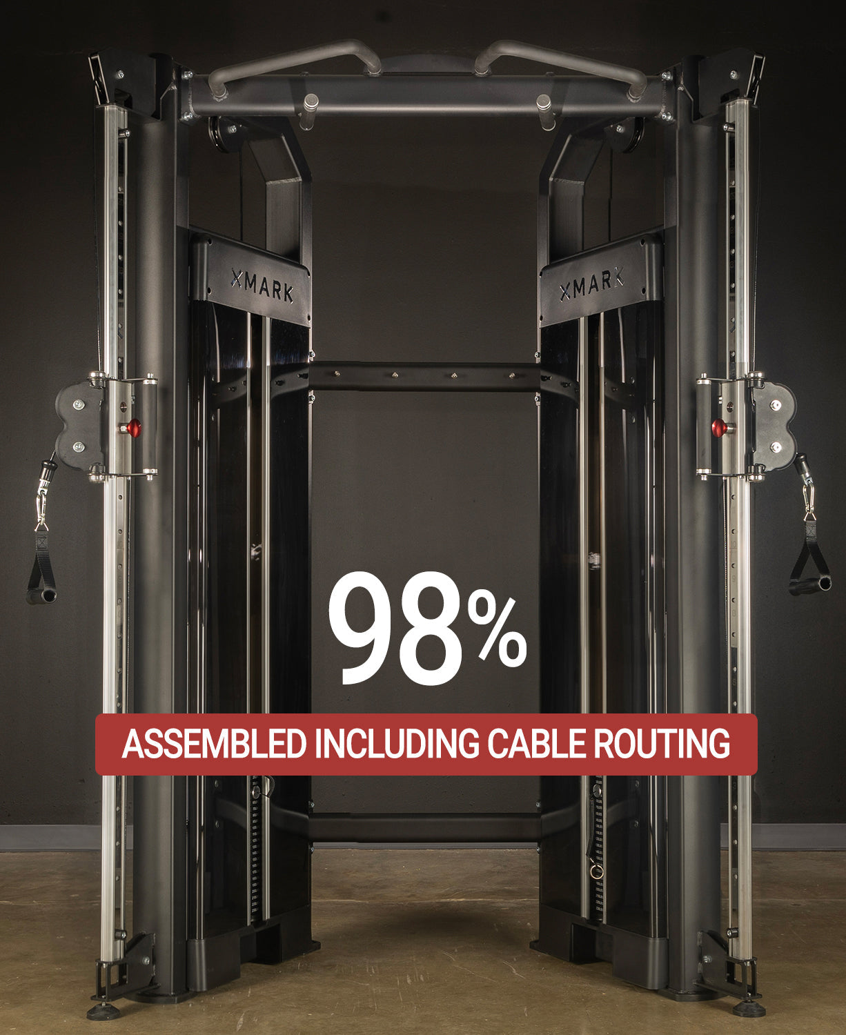 XMARK Functional Trainer With Dual 230 lb Weight Stacks