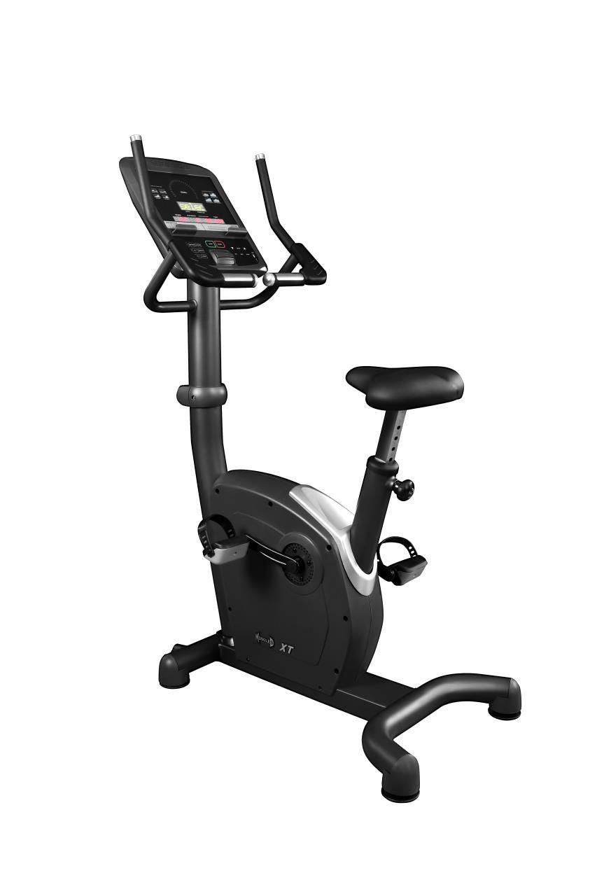 Muscle D Fitness Commercial Upright Bike - LED Screen  -  Adjustable Seat - Standalone